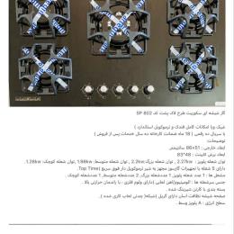 گاز شیشه ای سکوریت طرح لاک پشت کد SP 802